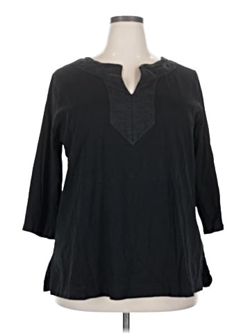 Lauren by Ralph Lauren 3/4 Sleeve Blouse (view 1)