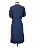 Ella Moss Solid Blue Casual Dress Size S - photo 2