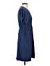 Ella Moss Solid Blue Casual Dress Size S - photo 4