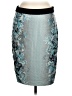 Skies Are Blue 100% Polyester Graphic Teal Formal Skirt Size M - photo 1
