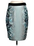 Skies Are Blue 100% Polyester Graphic Teal Formal Skirt Size M - photo 2