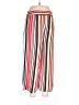 PrettyLittleThing 100% Polyester Stripes Red Casual Pants Size 10 - photo 1