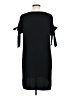 A New York Solid Black Casual Dress Size M - photo 2