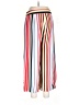 PrettyLittleThing 100% Polyester Stripes Red Casual Pants Size 10 - photo 2