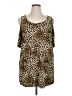 Rouge Animal Print Brown Casual Dress Size 1X - photo 1