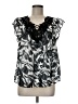 Cable & Gauge 100% Polyester Black Sleeveless Blouse Size M - photo 1