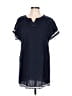 Amaryllis Blue Short Sleeve Blouse Size L - photo 1