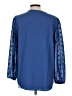 Unbranded Blue Long Sleeve Blouse Size L - photo 2