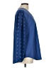 Unbranded Blue Long Sleeve Blouse Size L - photo 4