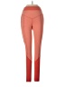 Free People Color Block Orange Active Pants Size XS - photo 1