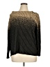 MING WANG Metallic Black Pullover Sweater Size XL - photo 1
