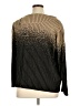 MING WANG Metallic Black Pullover Sweater Size XL - photo 2