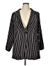 Torrid Stripes Black Blazer Size 1X Plus (1) - photo 1