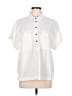 Universal Thread White Ivory Short Sleeve Blouse Size L - photo 1