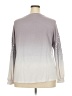 INC International Concepts Metallic Silver Pullover Sweater Size 2X - photo 2