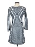 BCBGMAXAZRIA Print Blue Casual Dress Size XS - photo 2