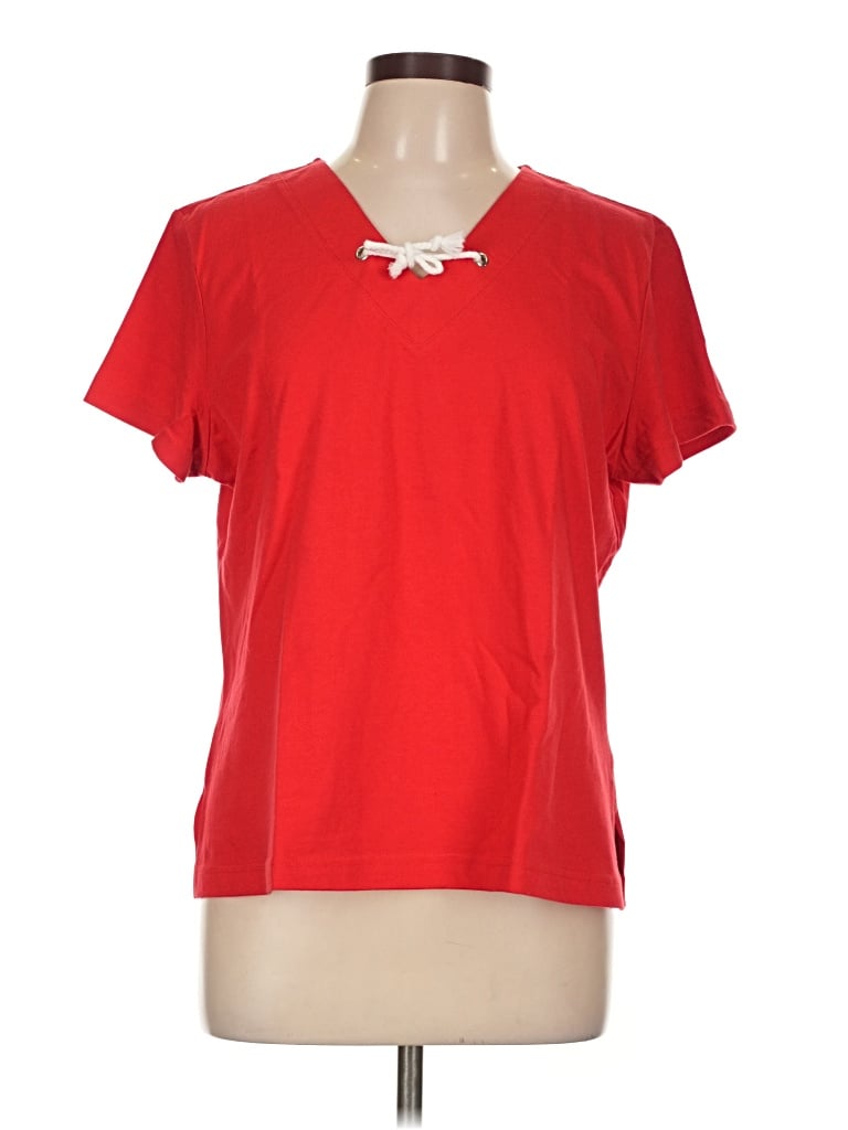 Pre-owned Sag Harbor Short Sleeve T-shirt In Red