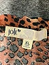 Jolt 100% Rayon Brown 3/4 Sleeve Blouse Size XL - photo 7