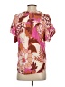 Olivaceous 100% Rayon Pink Short Sleeve Blouse Size S - photo 2
