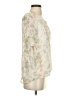 Giusy 100% Silk Ivory 3/4 Sleeve Silk Top Size S - photo 4