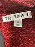 Say What? 100% Polyester Burgundy Cardigan Size 3X - photo 7