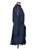Nine West 100% Polyester Solid Blue Casual Dress Size L - photo 4