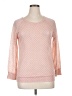 Wall Flower 100% Polyester Polka Dots Pink 3/4 Sleeve Blouse Size XL - photo 1