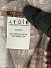 Atoir 100% Polyester Stripes Plaid Brown Cocktail Dress Size XS - photo 8