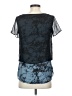 Bailey 44 100% Silk Blue Short Sleeve Silk Top Size XS - photo 2