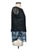 Bailey 44 100% Silk Blue Short Sleeve Silk Top Size XS - photo 4