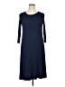 Three Dots Solid Blue Casual Dress Size XL - photo 1
