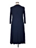 Three Dots Solid Blue Casual Dress Size XL - photo 2