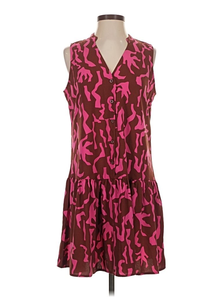 Pre-owned Nine West Casual Dress In Burgundy