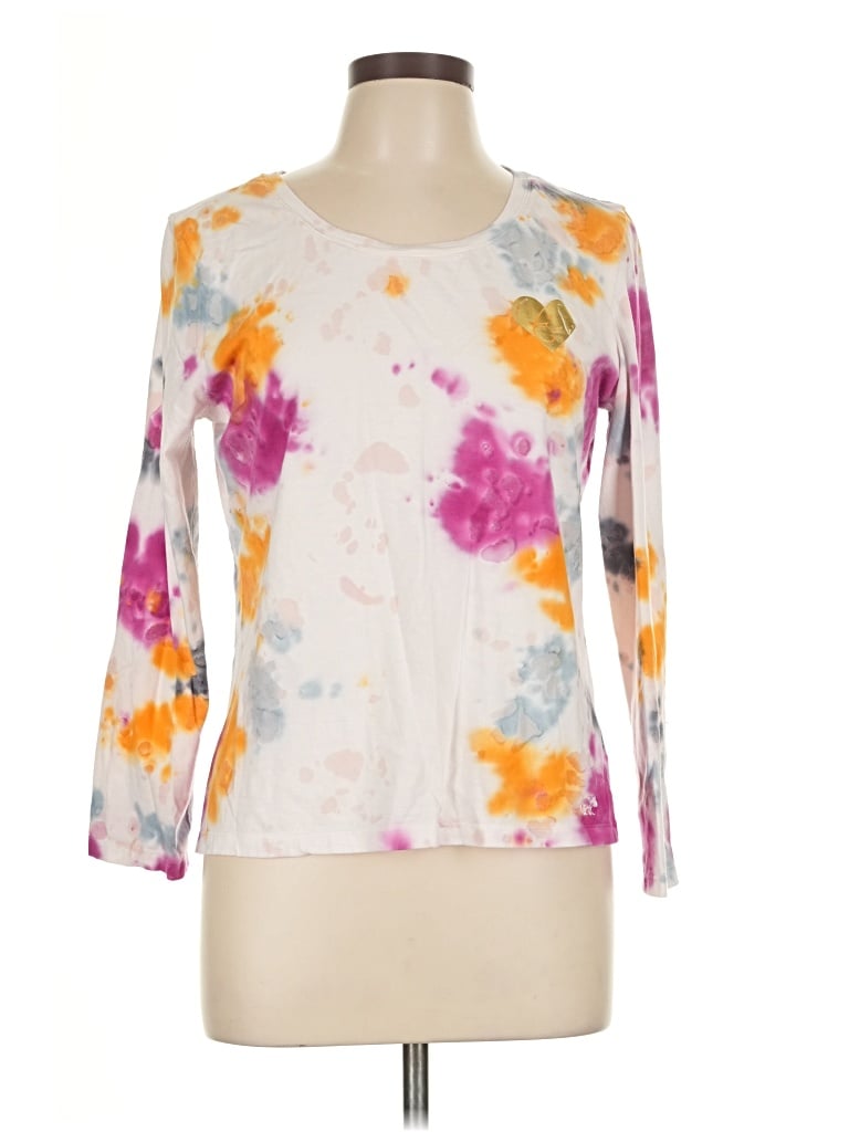 Pre-owned Ivory Ella 3/4 Sleeve T-shirt In White