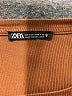Zara Solid Brown Casual Dress Size M - photo 7