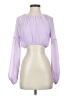 Le Lis 100% Polyester Purple Long Sleeve Blouse Size XS - photo 1