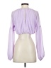 Le Lis 100% Polyester Purple Long Sleeve Blouse Size XS - photo 2
