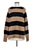 Caslon Stripes Brown Pullover Sweater Size M - photo 1