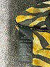 Larry Levine 100% Polyester Animal Print Gold Short Sleeve Blouse Size L - photo 8