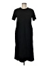 Unbranded Solid Black Casual Dress Size M - photo 1