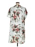 Shein 100% Polyester Floral Gray Casual Dress Size 14 - photo 2