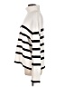 Laundry by Shelli Segal Stripes White Turtleneck Sweater Size M - photo 5