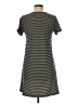 Espresso Stripes Gray Casual Dress Size M - photo 2