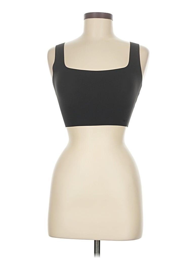 Pre-owned Skims Tank Top Black Strapless Neckline Tops