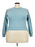 Time and Tru Blue Pullover Sweater Size S - photo 1