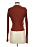 ASOS Brown Burgundy Long Sleeve Top Size 6 - photo 2