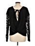 Shein Black Long Sleeve Top Size 12 - photo 2