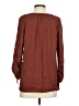 Point Sur 100% Viscose Brown Long Sleeve Blouse Size XS - photo 2
