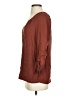 Point Sur 100% Viscose Brown Long Sleeve Blouse Size XS - photo 5