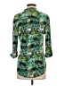 New Directions Print Green 3/4 Sleeve Blouse Size S - photo 2